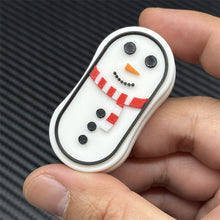 Load image into Gallery viewer, Creative Christmas Snowman Fidget Toys Cartoon Snowman EDC Fidget Slider Plastic Push Haptic Slider Stress Relief Toy ADHD Toys