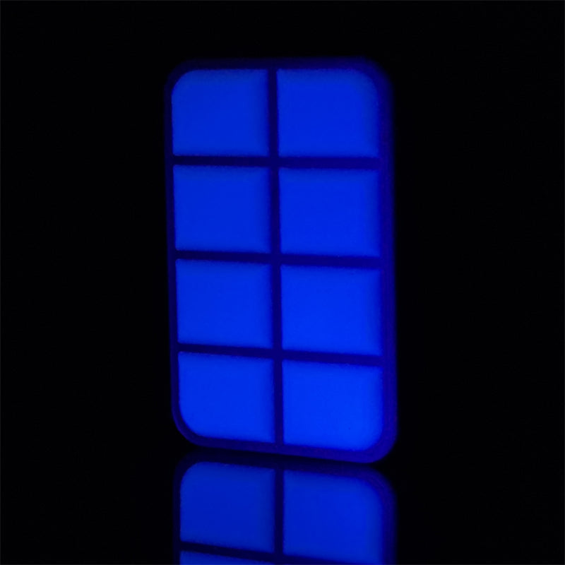 Luminous 3D Chocolate Block Fidget Toys EDC Plastic Push Fidget Slider Fun Stress Relief Relaxation Toy ADHD Anti-Anxiety Toy