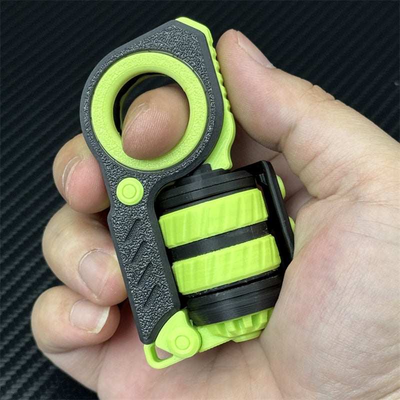 Novel and Cool EDC Fidget Toys Fashion Plastic Fidget Ring Fun Stress Relief Fidget Slider Multiple Gameplay Toys Idea Gifts