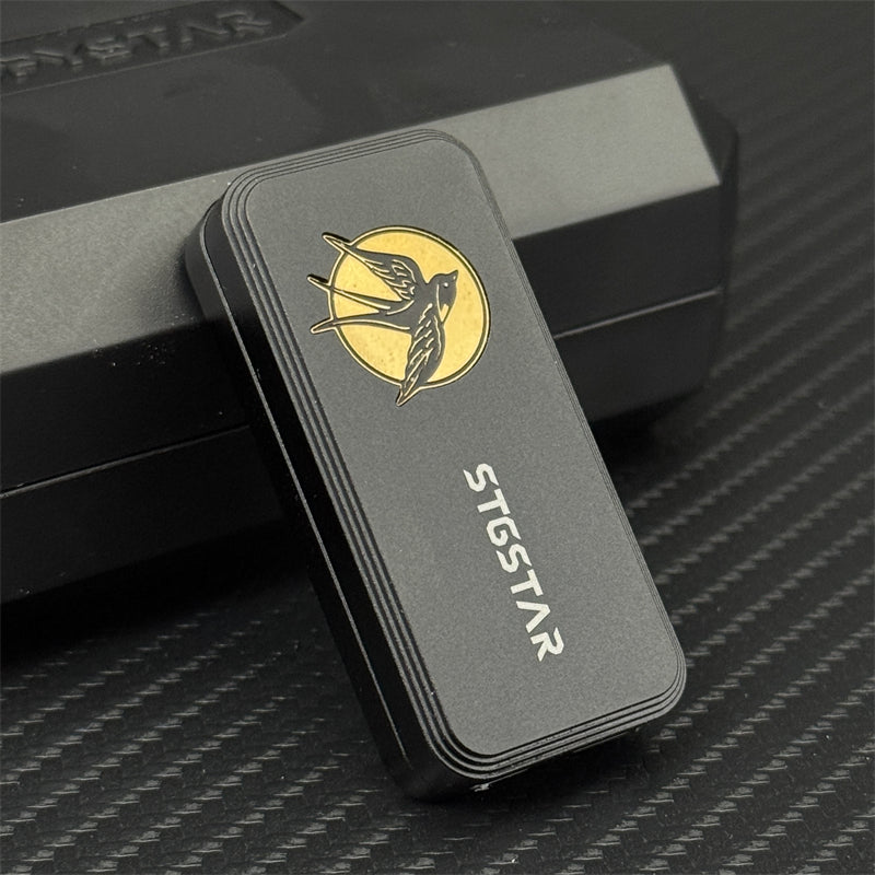 Novelty Swallow Push Fidget Slider Personalized Alloy EDC Fidget Toy Fun Mechanical Slider Stress Relief & Relaxation Toys