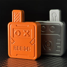 Fun Unlimited Press EDC Fidget Toy Future Punk Style Pressure Relief Toy Zinc Alloy Mechanical Fidget Slider Cool Gadget