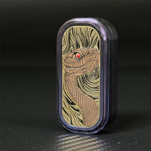 Load image into Gallery viewer, Personalized Snake Push Haptic Slider Titanium Alloy EDC Fidget Toys Stress Relief Fidget Slider ADHD Concentration Toys
