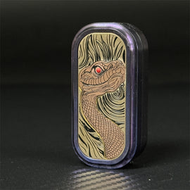 Personalized Snake Push Haptic Slider Titanium Alloy EDC Fidget Toys Stress Relief Fidget Slider ADHD Concentration Toys