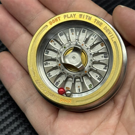 Luminous Number Roulette Fidget Spinner EDC Metal Adult Fidget Toy ADHD Hand Spinner Stress Relief Toy Office Relaxation Toys