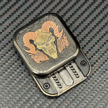 Load image into Gallery viewer, Fashion Sheep Head EDC Fidget Slider Mechanical Push Fidget Toy Stainless Steel Decompression Toy ADHD Tool Relieve Stress