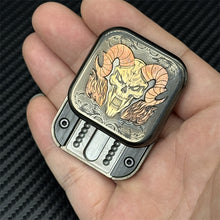 Load image into Gallery viewer, Fashion Sheep Head EDC Fidget Slider Mechanical Push Fidget Toy Stainless Steel Decompression Toy ADHD Tool Relieve Stress