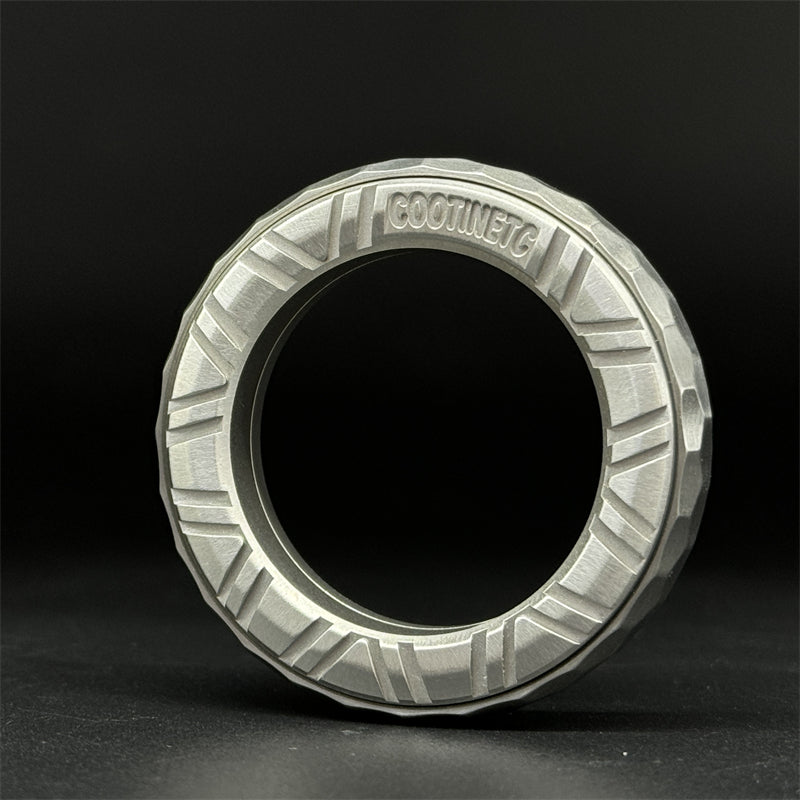 Fpj Ring Novel Irregular Fidget Ring EDC Stainless Steel Fidget Toy Personalize ...