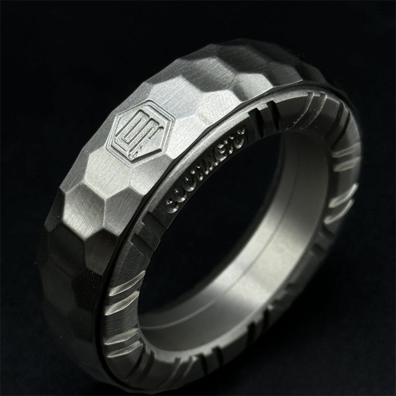Fpj Ring Novel Irregular Fidget Ring EDC Stainless Steel Fidget Toy Personalize ...