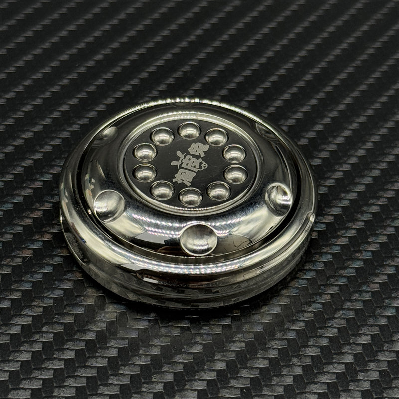 Novel Magnetic Fidget Coin EDC Stainless Steel Fidget Toys Stress Relief & Stay Focused Toys ADHD Tools Office Leisure Gadgets