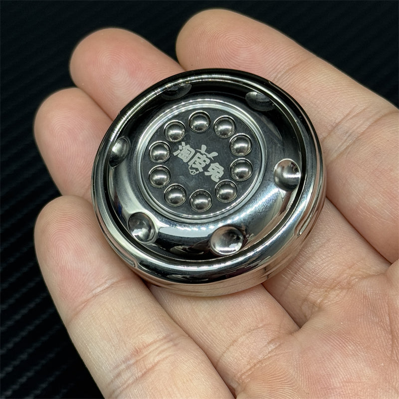 Novel Magnetic Fidget Coin EDC Stainless Steel Fidget Toys Stress Relief & Stay Focused Toys ADHD Tools Office Leisure Gadgets