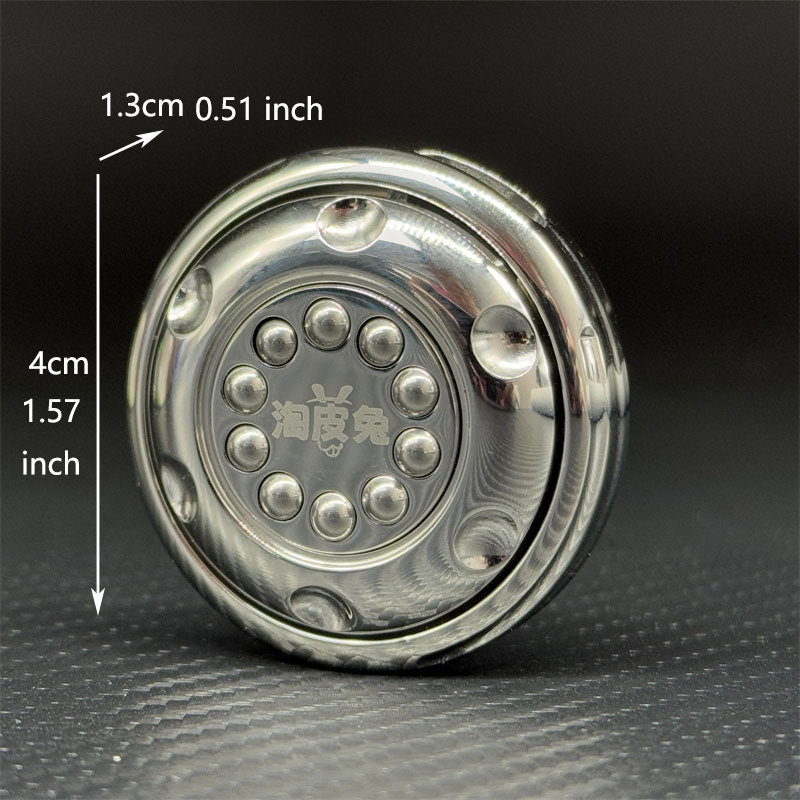 Novel Magnetic Fidget Coin EDC Stainless Steel Fidget Toys Stress Relief & Stay Focused Toys ADHD Tools Office Leisure Gadgets