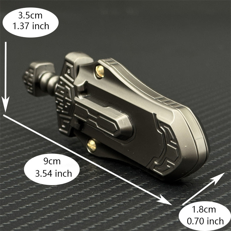 Exquisitely Carved Sword EDC Fidget Toy Stainless Steel Fidget Slider Fashion Stress Relief Toy Art Desktop Decoration Ornaments