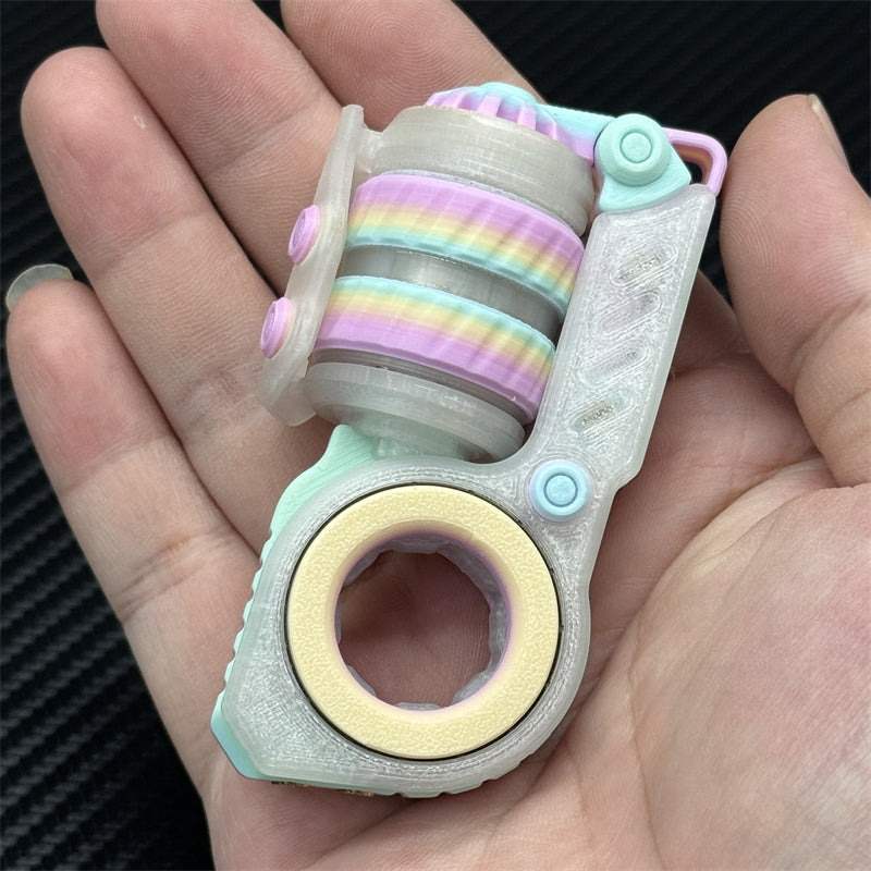 Novel and Cool EDC Fidget Toys Fashion Plastic Fidget Ring Fun Stress Relief Fidget Slider Multiple Gameplay Toys Idea Gifts