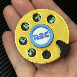 Vintage Telephone Roulette EDC Fidget Spinner Fun Plastic Hand Spinner Fingertip Spinning Toy Stress Relief & Relaxation Gadgets