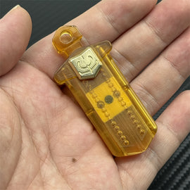 Exquisite Amber Sword EDC Fidget Slider PEI Fidget Toys Mechanical Push Haptic Slider Stress Relief & Relaxation Toys for Adults