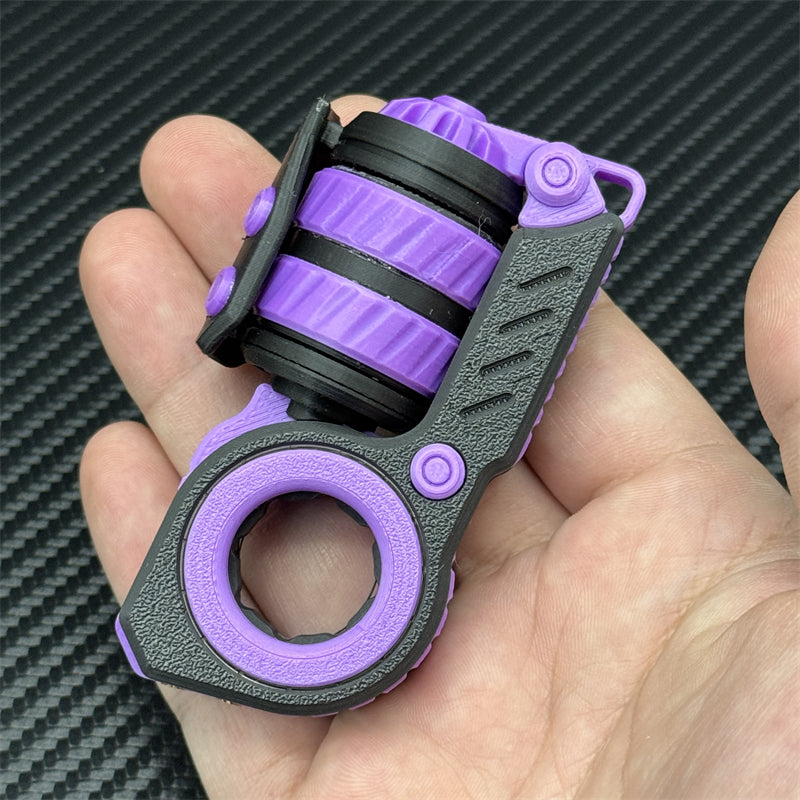Fpj Ring Novel and Cool EDC Fidget Toys Fashion Plastic Fidget Ring Fun Stress ...