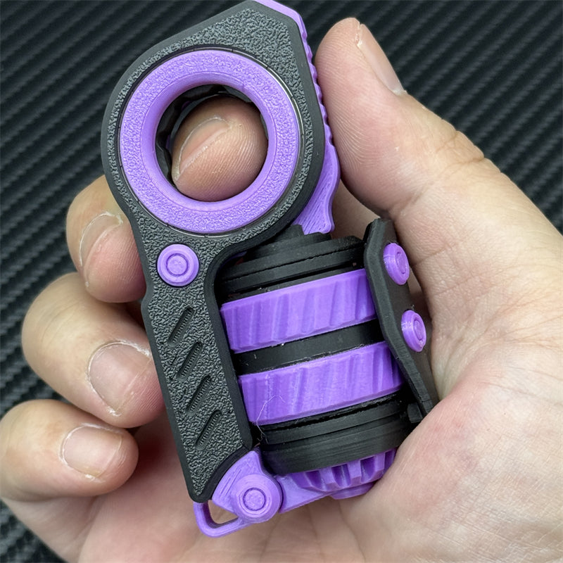 Fpj Ring Novel and Cool EDC Fidget Toys Fashion Plastic Fidget Ring Fun Stress ...