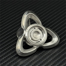 Load image into Gallery viewer, Novel Three-leaf Stainless Steel Hand Spinner EDC Fidget Spinner Stress Relief Toy ADHD Fidget Toy Fingertip Spinning Toy
