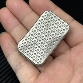 Honeycomb Stainless Steel Push Fidget Slider Unlimited Position EDC Fidget Toy ADHD Toy Stress Relief & Relaxation Toy