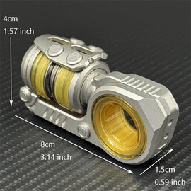 Novel and Cool EDC Fidget Toys Fashion Stainless Steel Fidget Ring Fun Stress Relief Fidget Slider Multiple Gameplay Toys