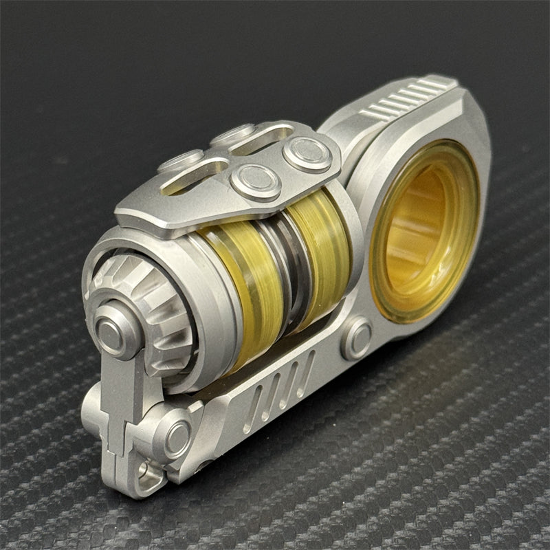 Novel and Cool EDC Fidget Toys Fashion Stainless Steel Fidget Ring Fun Stress Relief Fidget Slider Multiple Gameplay Toys