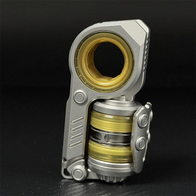 Fpj Ring Novel and Cool EDC Fidget Toys Fashion Stainless Steel Fidget Ring Fun ...
