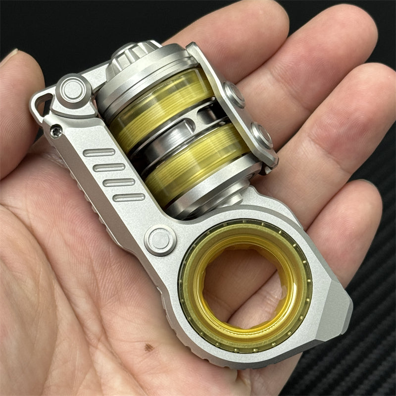 Novel and Cool EDC Fidget Toys Fashion Stainless Steel Fidget Ring Fun ...