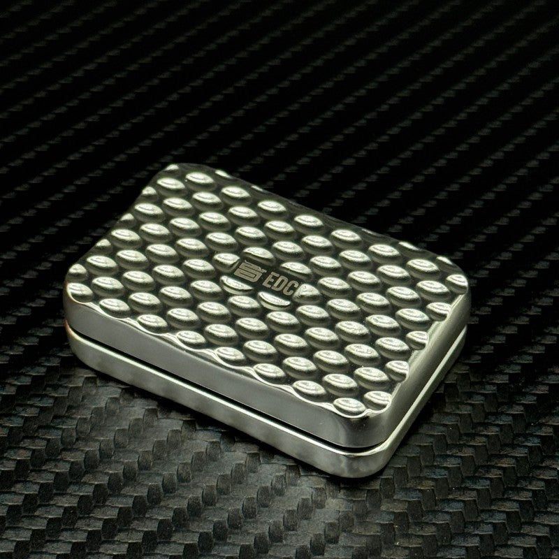 Novel Honeycomb EDC Fidget Slider Fashion Alloy Metal Push Haptic Slider Stress Relief Toy ADHD Fidget Toys Idea Office Fun Tool