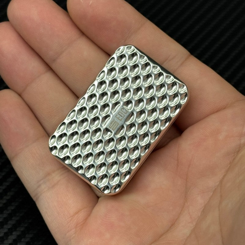 Novel Honeycomb EDC Fidget Slider Fashion Alloy Metal Push Haptic Slider Stress Relief Toy ADHD Fidget Toys Idea Office Fun Tool