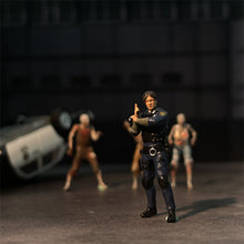 Load image into Gallery viewer, Classic 1/64 Scale Resin Model Police Leon Figures Zombies Scene Dioramas Diecast Alloy Car Miniature Collection Hobby Toys