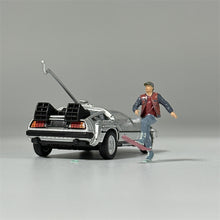 Load image into Gallery viewer, Classic 1/64 Scale Resin Model Back to the Future Skateboard Marty Figures Diecast Alloy Car Dioramas Miniature Collection