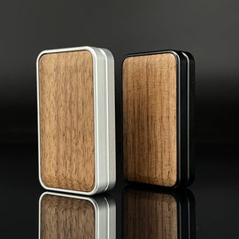 Metal Frame Walnut Magnetic Fidget Slider Adult Haptic Slider EDC Metal Fidget Toys ADHD Tool Stress Relief Toys Office Desk Toy