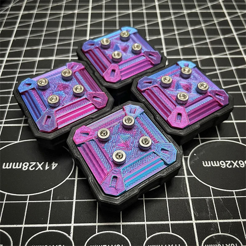 3D Printing Gradient Square Magnetic Haptic Slider EDC Fidget Clicker ...