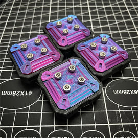 3D Printing Gradient Square Magnetic Haptic Slider EDC Fidget Clicker Adult Fidget Toys ADHD Tool Anxiety Stress Relief Toys