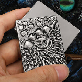 Loong Carving Poker Magnetic Fidget Slider Haptic Slider EDC Metal Fidget Toys ADHD Tool Adult Stress Relief Toys Office Toys