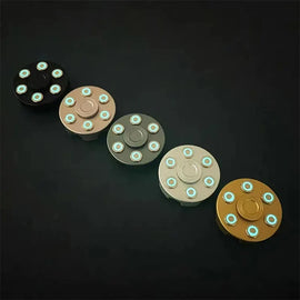 Revolver Clip Luminous Fidget Spinner EDC Metal Hand Spinner Adult Fidget Toys ADHD Tool Anxiety Stress Relief Toys