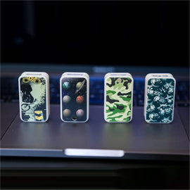 Mechanical Structure Luminous Plastic Fidget Slider EDC Haptic Slider Adult Fidget Toys ADHD Tool Anxiety Stress Relief Toys