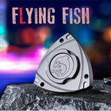 Flying Fish Stainless Steel Fidget Spinner EDC Hand Spinner Fidget Toys ADHD Tool Adult Focus Stress Relief Toys Office Desk Toy