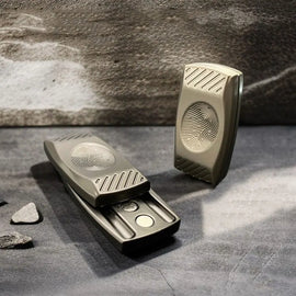 Fingerprint Magnetic Haptic Slider EDC Fidget Slider Metal Fidget Toys ADHD Tool Adult Anxiety Stress Relief Toys