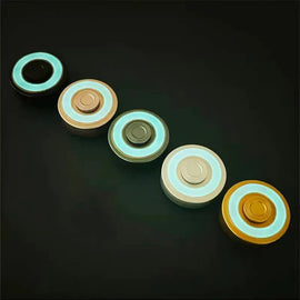 Revolver Clip Luminous Fidget Spinner EDC Metal Hand Spinner Adult Fidget Toys ADHD Tool Anxiety Stress Relief Toys