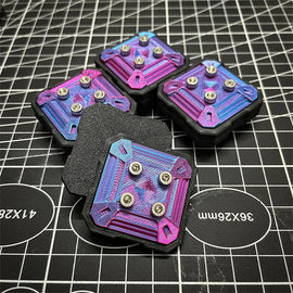 3D Printing Gradient Square Magnetic Haptic Slider EDC Fidget Clicker Adult Fidget Toys ADHD Tool Anxiety Stress Relief Toys