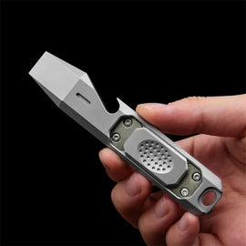 Titanium Alloy Crowbar Haptic Slider Multifunction EDC Tools Metal Fidget Toys ADHD Adult Anxiety Stress Relief Toys