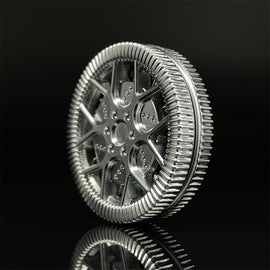 Vehicle Wheel Fidget Haptic Coins Fidget Clicker EDC Adult Metal Fidget Toys ADHD Tool Anxiety Stress Relief Toys