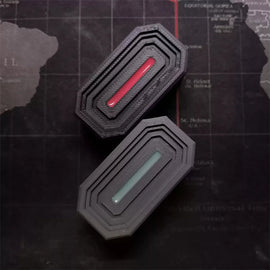 Luminous Mechanical Structure Haptic Slider EDC Fidget Clicker Adult Fidget Toys ADHD Tool Anxiety Stress Relief Toys