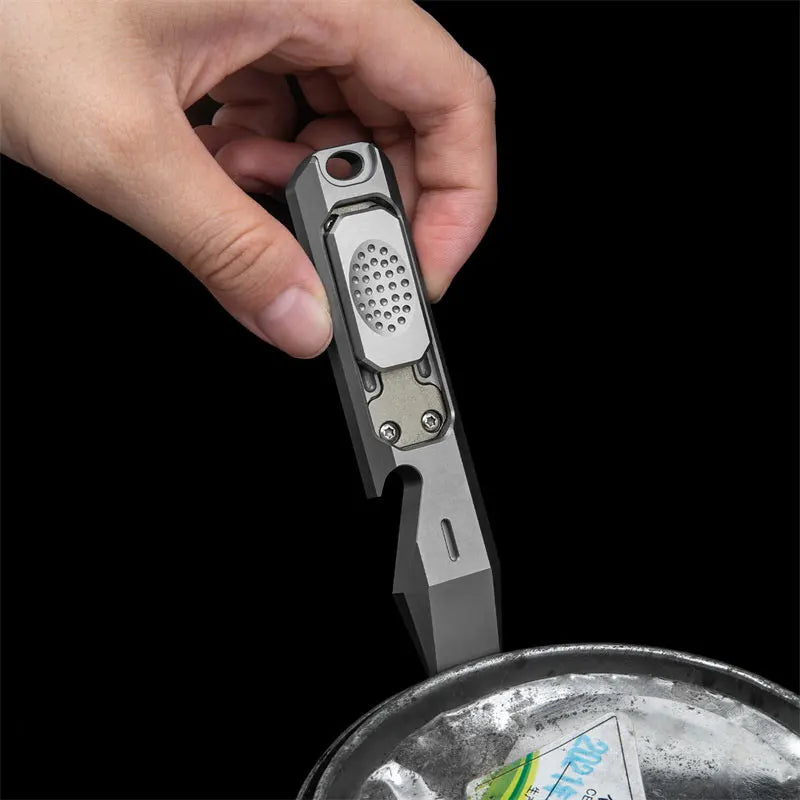Titanium Alloy Crowbar Haptic Slider Multifunction EDC Tools Metal Fidget Toys ADHD Adult Anxiety Stress Relief Toys