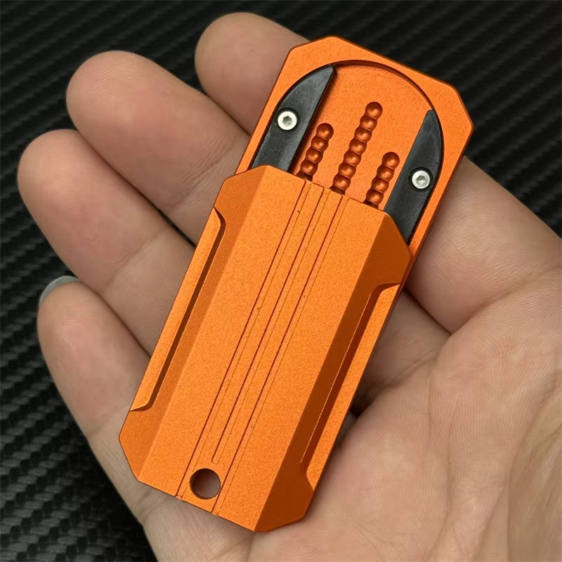 Future Simple Style Aluminum Alloy EDC Fidget Slider Creative Mechanical Push Fidget Toys Fashion Stress Relief Toy ADHD Gadgets