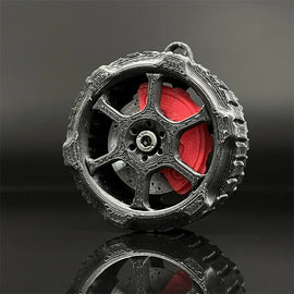 Wheel Hub Ratchet Wheel Mechanical Structure Fidget Clicker EDC Haptic Slider Adult Fidget Toys ADHD Tool Anxiety Stress Relief