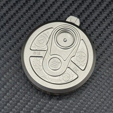Load image into Gallery viewer, Creative Press Dice Fidget Toy Exquisite Stainless Steel EDC Fidget Coin Fun Decompression Toy ADHD Tool Ratchet Coin for Adults