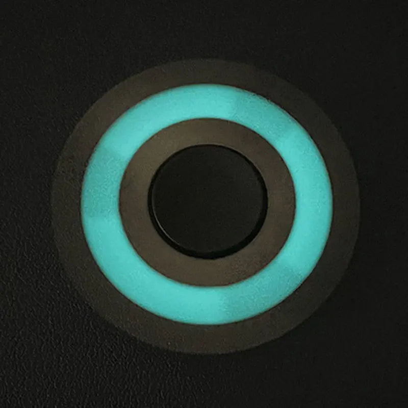 Luminous Threeleaf Stainless Steel Fidget Spinner EDC Metal Hand Spinner Adult Fidget Toys ADHD Tool Anxiety Stress Relief Toys