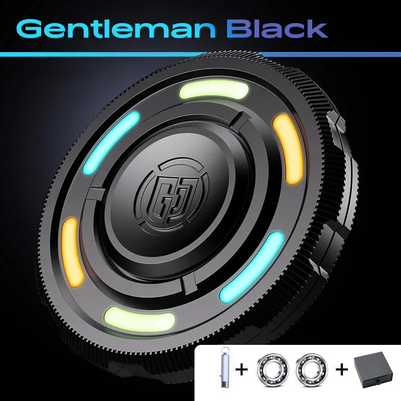 Challenger Luminous Fidget Clicker Spinner EDC Hand Spinner Adult Fidget Toys ADHD Tool Anxiety Stress Relief Toys Office Toy